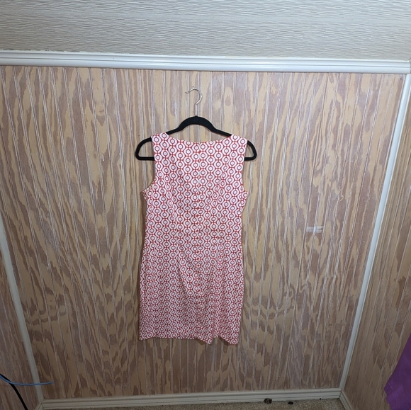 Geometric Patterned Mod Sheath Dress Size 10 - Picture 5 of 6